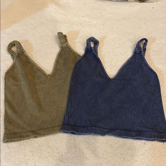 🌺free people washed seamless crop top - Picture 10 of 17